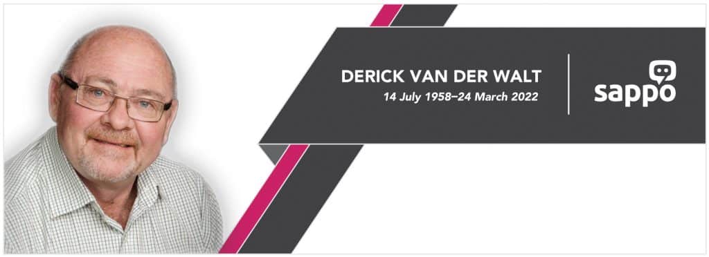 OBITUARY: DERICK VAN DER WALT